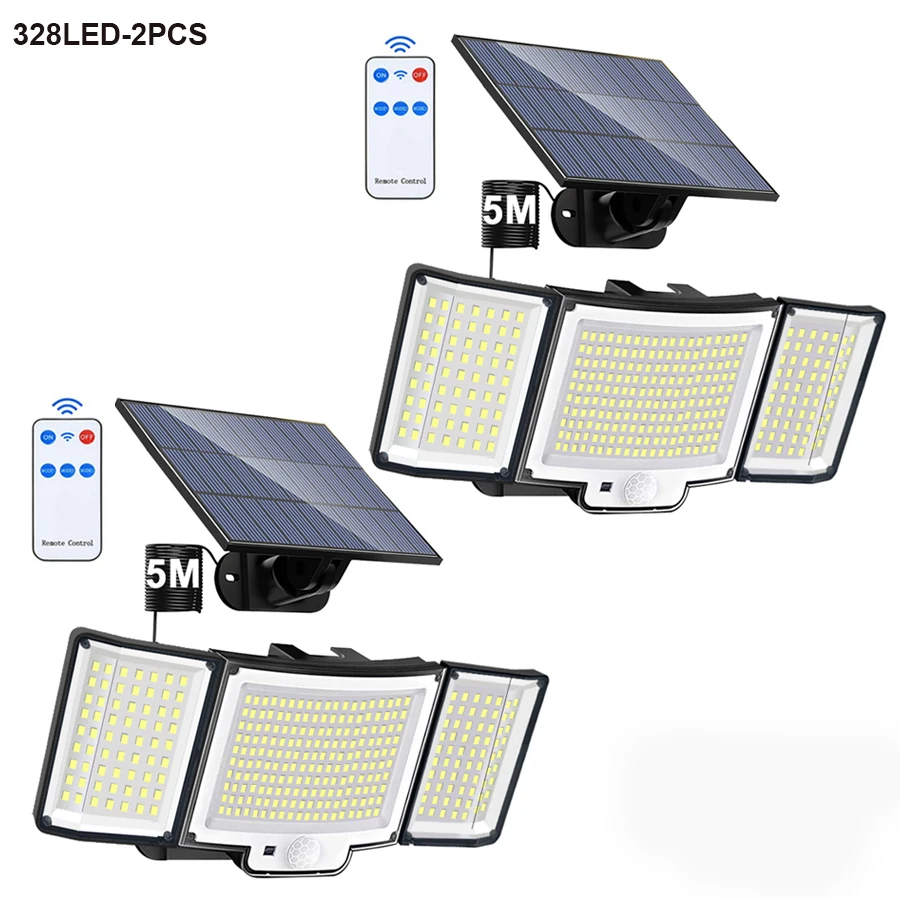 lampe solaire extérieure avec détecteur de mouvement