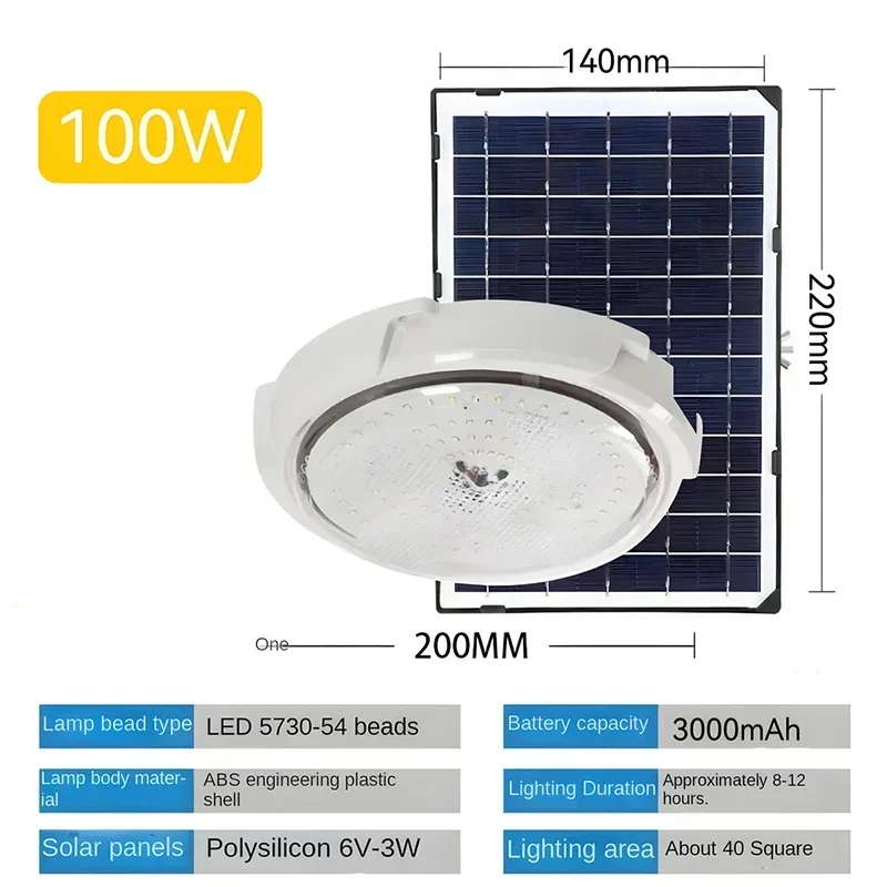 lampe solaire de jardin puissante