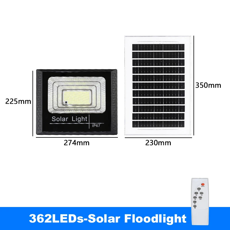 lampe solaire de jardin puissante